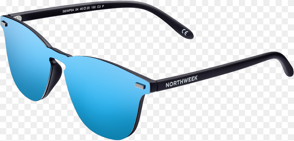 Phantom Wall Matte Black Iceblue Lateral 1546fa68 5b85 Northweek Phantom Wall, Accessories, Glasses, Sunglasses Free Png