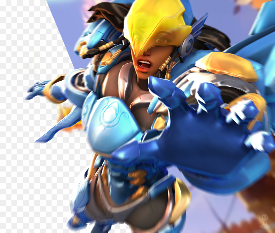 Pharah Action Figure, Helmet, Baby, Book, Comics Free Png Download