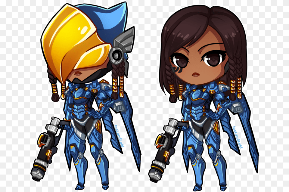 Pharah Overwatch Chibi, Book, Comics, Publication, Baby Png Image