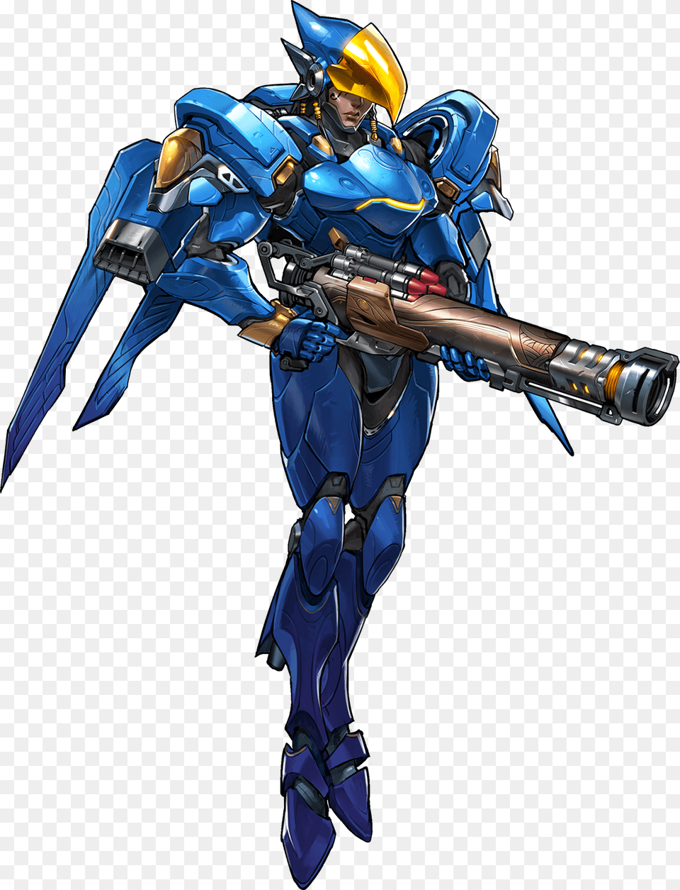 Pharah Portrait Pharah Overwatch, Helmet, Adult, Male, Man Free Png