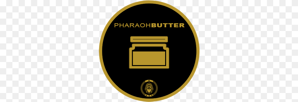 Pharaoh Butter Winnipeg Jets Logo 2011, Disk, Gold, Text Free Png