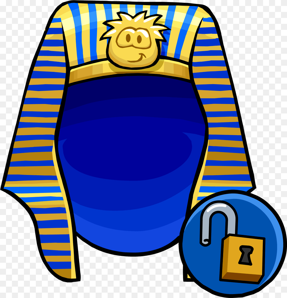 Pharaoh Headdress Unlockable Icon Pharaoh Hat, Gold Free Png Download