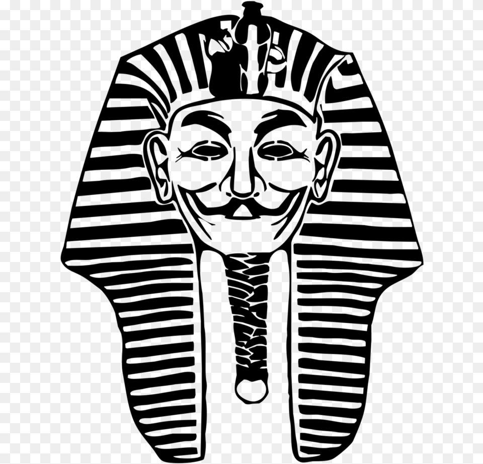 Pharaoh Logo By Pharaohfx Pha Pharaoh Black And White, Gray Free Png