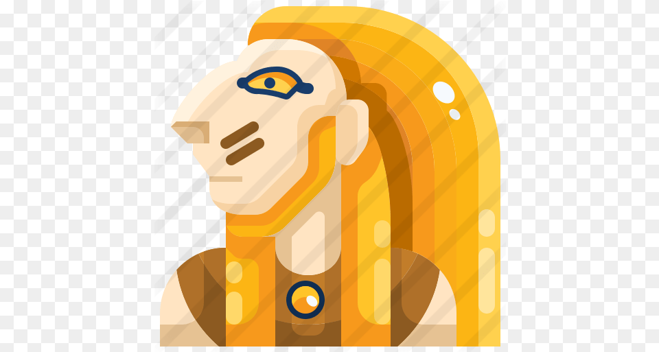 Pharaoh People Icons Art, Banana, Food, Fruit, Plant Png Image