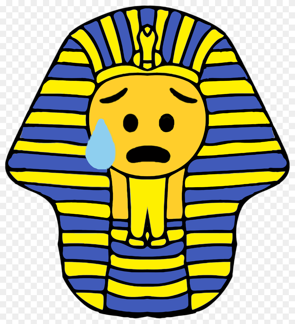 Pharaoh Smiley Sad Face Water Drop Clipart, Head, Person, Baby, Art Png Image