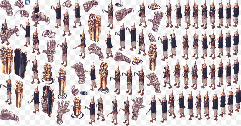 Pharaoh Spritesheet Ragnarok Pharaoh, People, Person, Mortar Shell, Weapon Free Png