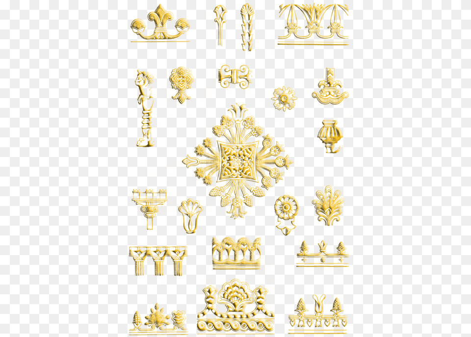 Pharaonic Decorative Images Transparent Egipetskie Uzori, Cross, Symbol, Plant, Gold Png