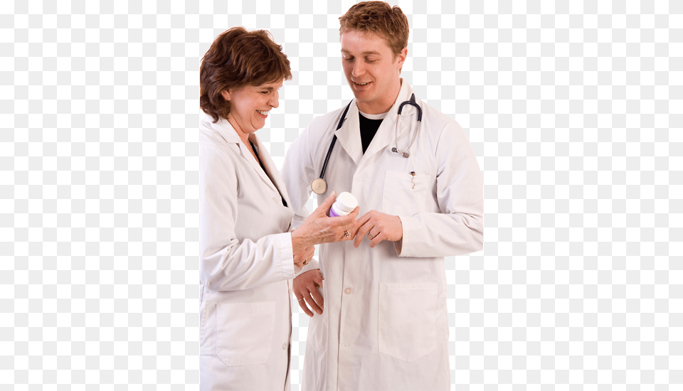 Pharmacist Consulting With Docto Consultant Pharmacist, Clothing, Coat, Lab Coat, Adult Free Transparent Png
