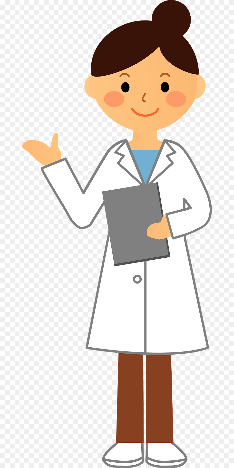 Pharmacist Woman Clipart, Clothing, Coat, Lab Coat, Person Png
