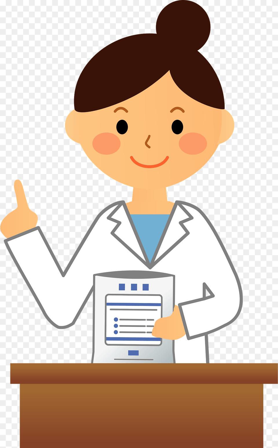 Pharmacist Woman Clipart, Clothing, Coat, Lab Coat, Snowman Free Png Download