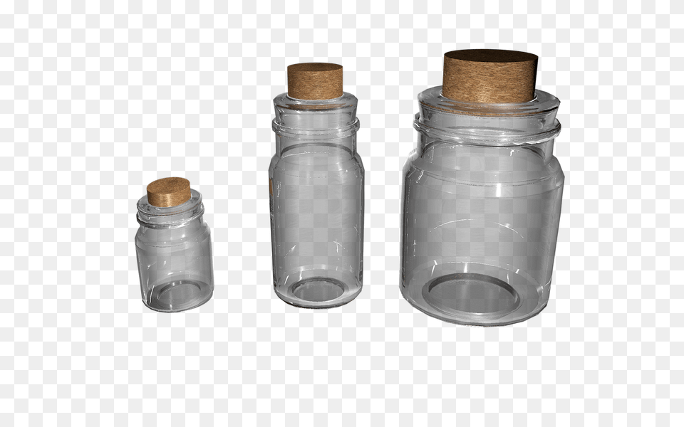 Pharmacy Glass Flasks, Jar, Bottle, Shaker, Cosmetics Free Transparent Png