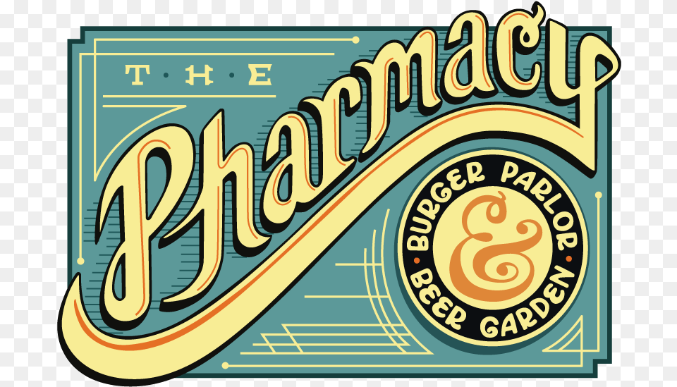 Pharmacy Logo Designing Pharmacy Burger Parlor Amp Beer Garden, Text, Dynamite, Weapon, Architecture Png