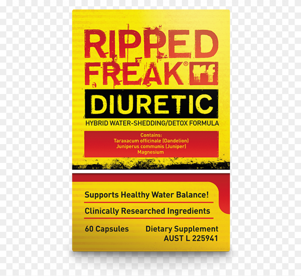Pharmafreak Ripped Freak Diuretic 120capsules Aus Graphic Design, Advertisement, Poster Free Transparent Png