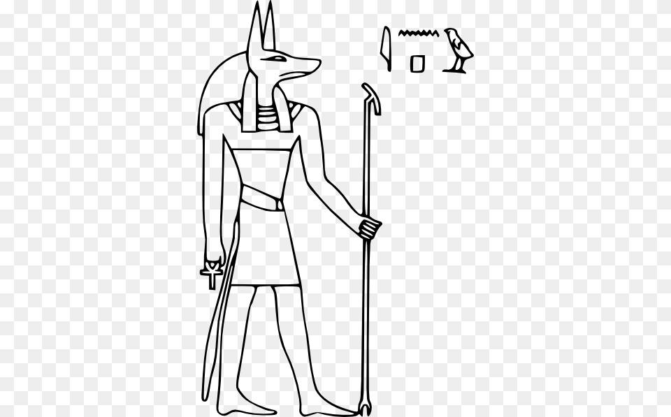 Pharoa God Anubis Clip Art Vector, Stick, Animal, Kangaroo, Mammal Png