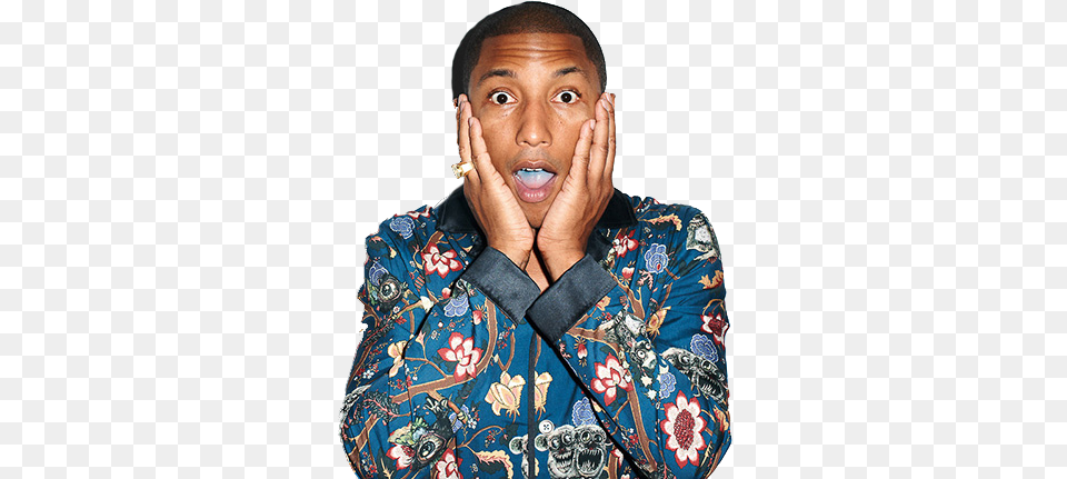 Pharrell Williams Hd Picture Pharrell Williams, Woman, Surprised, Portrait, Photography Free Png