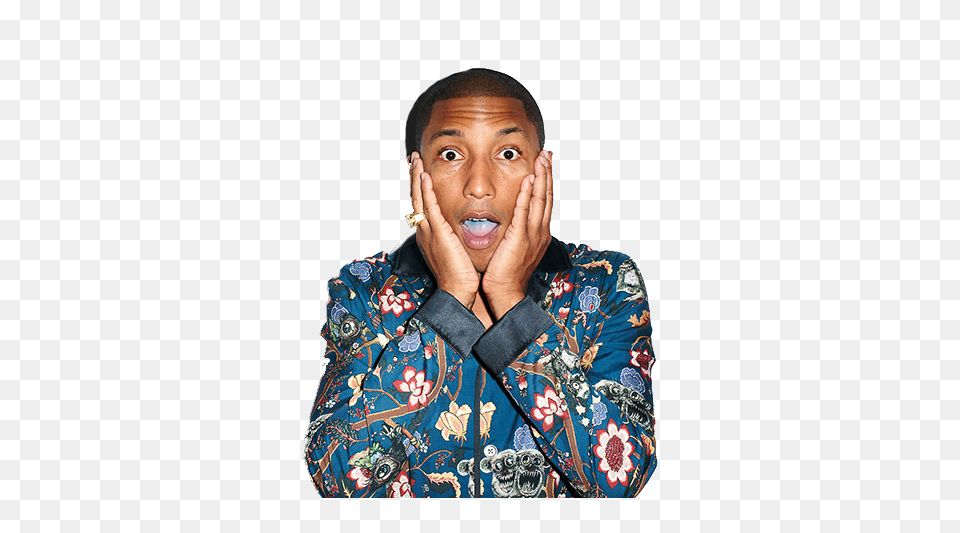 Pharrell Williams Transparent Images, Person, Face, Surprised, Portrait Free Png