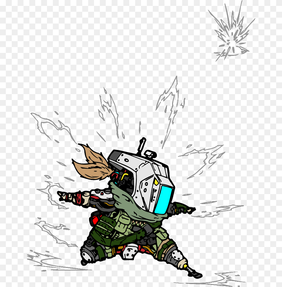 Phase Shift Pilot Titanfall, Book, Comics, Publication, Baby Free Transparent Png
