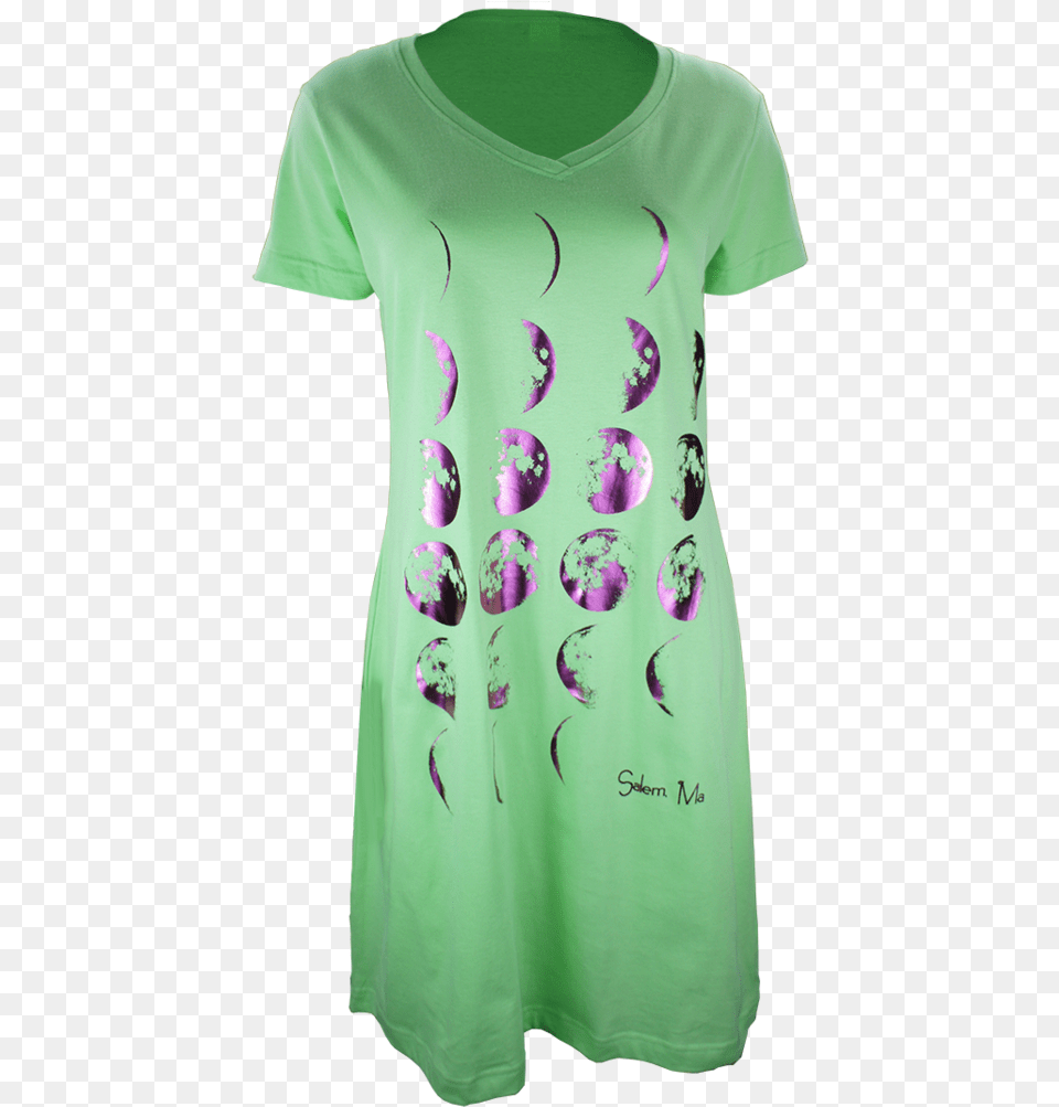 Phases Of The Moon, Clothing, T-shirt, Adult, Female Free Transparent Png