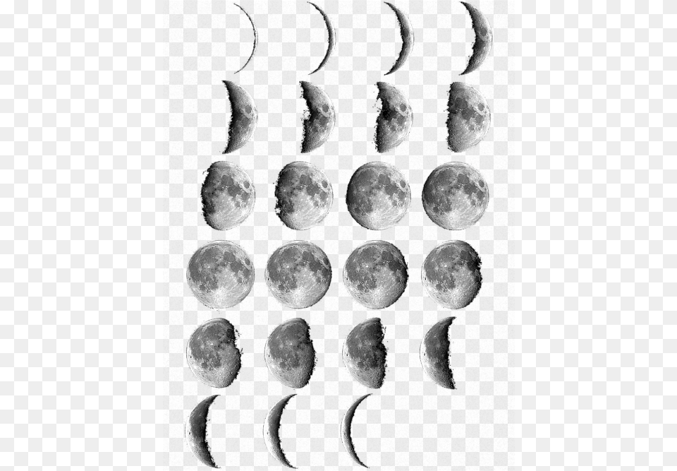 Phases Of The Moon Click And Drag To Re Position New Moon Watercolor, Astronomy, Nature, Night, Outdoors Free Png Download