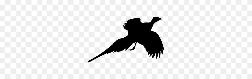 Pheasant Stickers Decals No Minimum Order Required, Silhouette, Animal, Bird, Blackbird Png Image