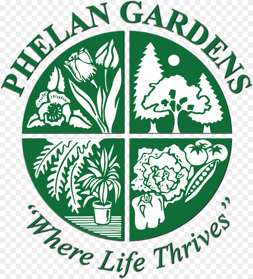 Phelan Gardens Emblem, Leaf, Plant, Logo Free Png Download