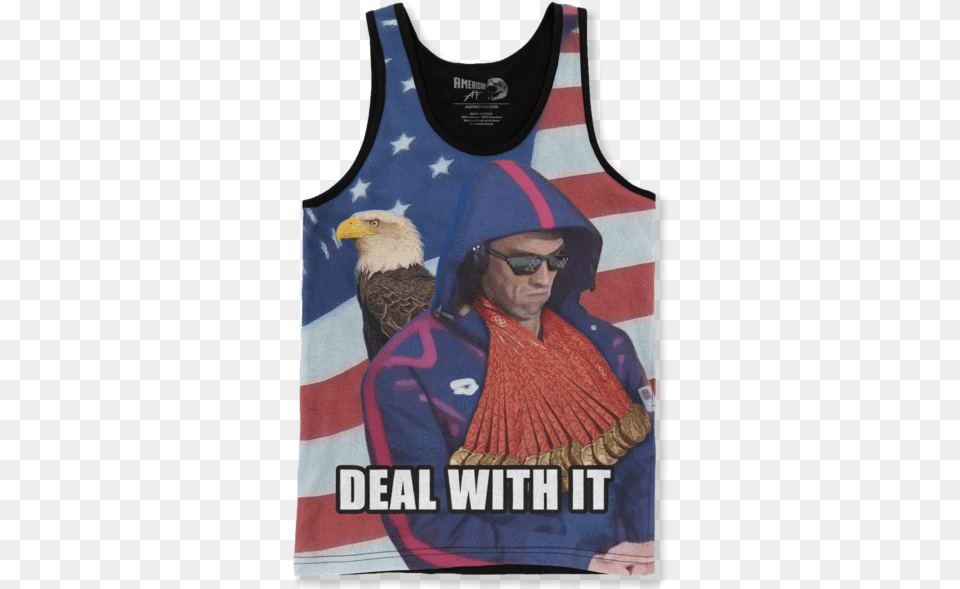 Phelps Deal With It Major Payne V1 Unisex Tank Sublimation S, Vest, Person, Man, Male Free Transparent Png