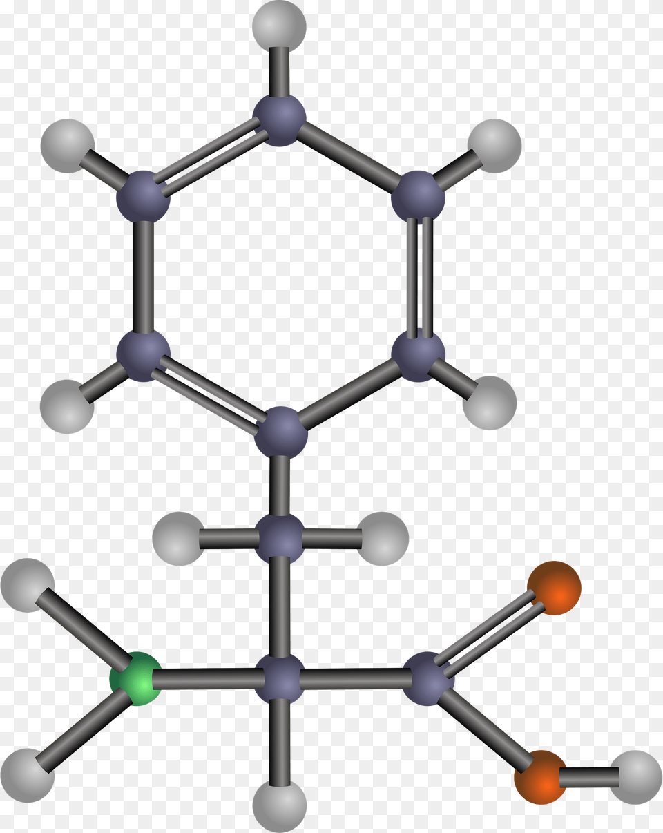 Phenylalanine Amino Acid Clipart, Network, Mace Club, Weapon Free Png