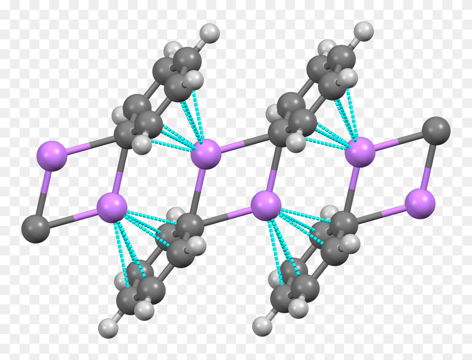 Phenyllithium Chain From Xtal Mercury Balls, Network, Sphere, Mace Club, Weapon Free Png