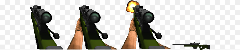 Phew An L96 And Famas Has Been Finished First Person Gun Sprites, Firearm, Rifle, Weapon, Handgun Free Png