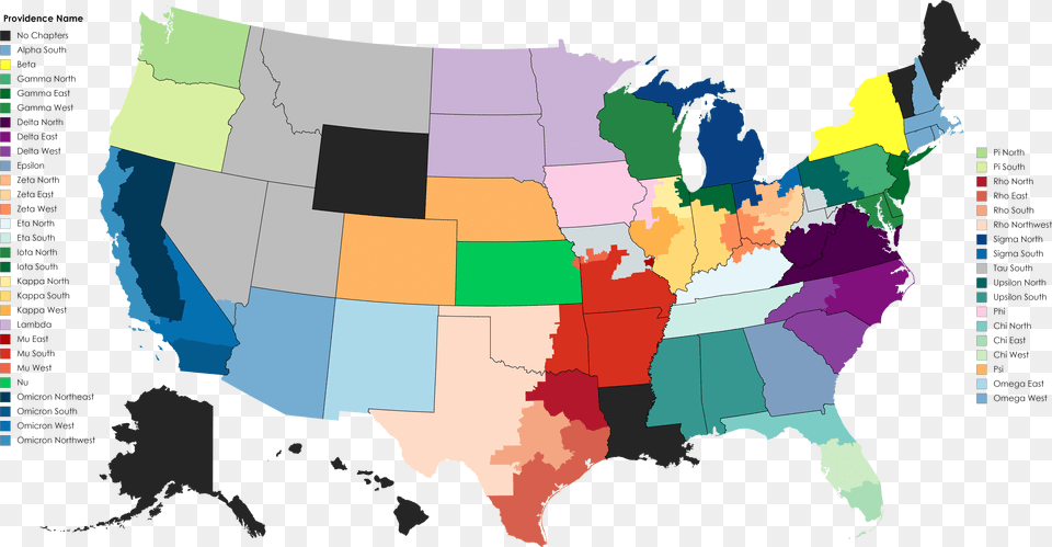 Phi Delta Theta Providence Map Usa Trans Us States By White Percentage, Chart, Plot, Atlas, Diagram Png