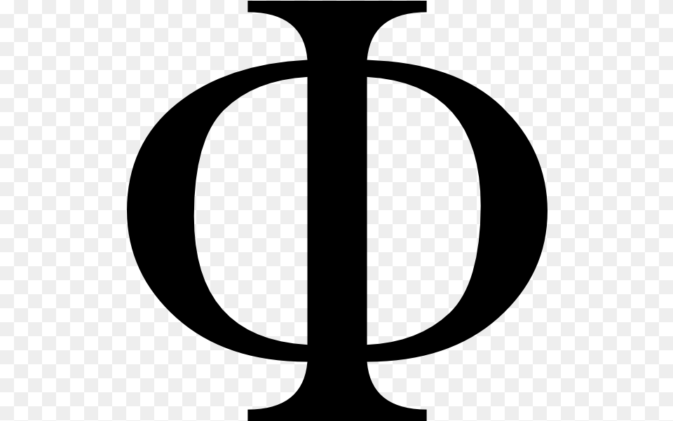 Phi Integrated Information Symbol Greek Letter Phi, Gray Png