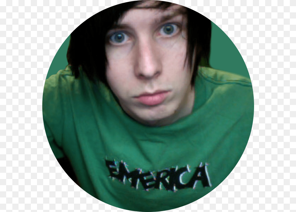 Phil Lester Dailybooth Icons Green Dan And Phil, Clothing, Face, Head, Person Free Transparent Png
