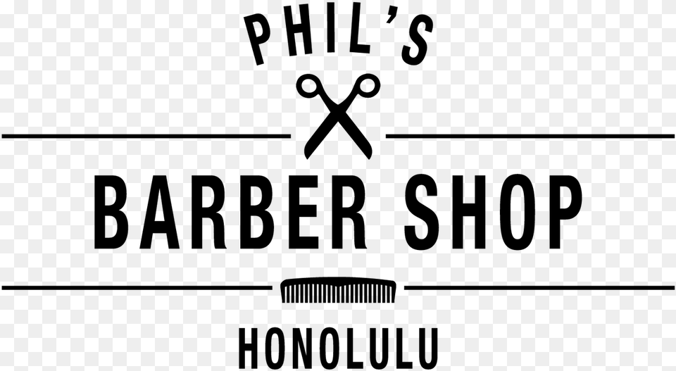 Phil S Barber Shop Honolulu Hawaii Parallel, Gray Free Transparent Png