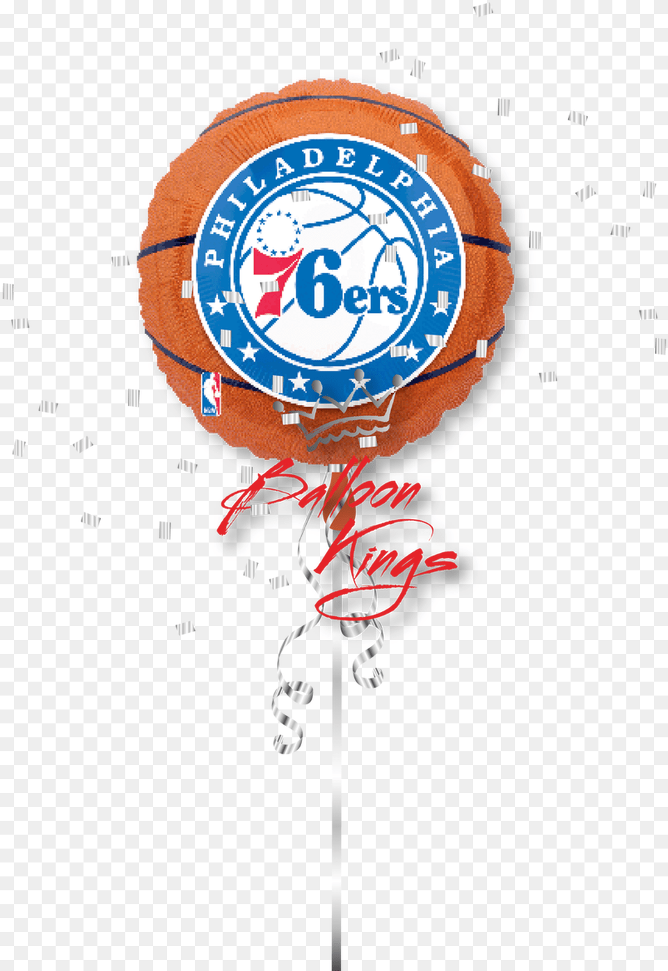 Philadelphia 76ers Basketball Ballons, Food, Sweets Png Image