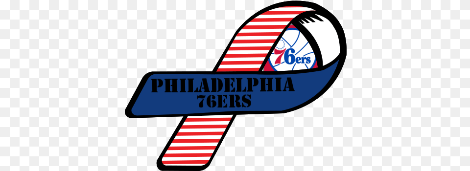 Philadelphia 76ers Custom Ribbon, Flag, Food, Sweets, Text Free Transparent Png