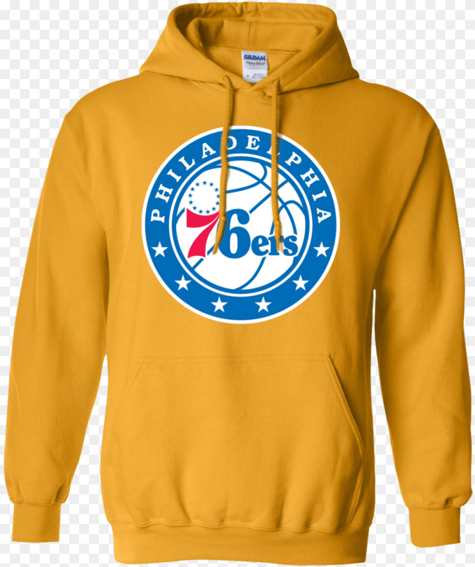 Philadelphia 76ers Pullover Hoodie Philadelphia 76ers Logo Gif, Clothing, Knitwear, Sweater, Sweatshirt Free Png Download