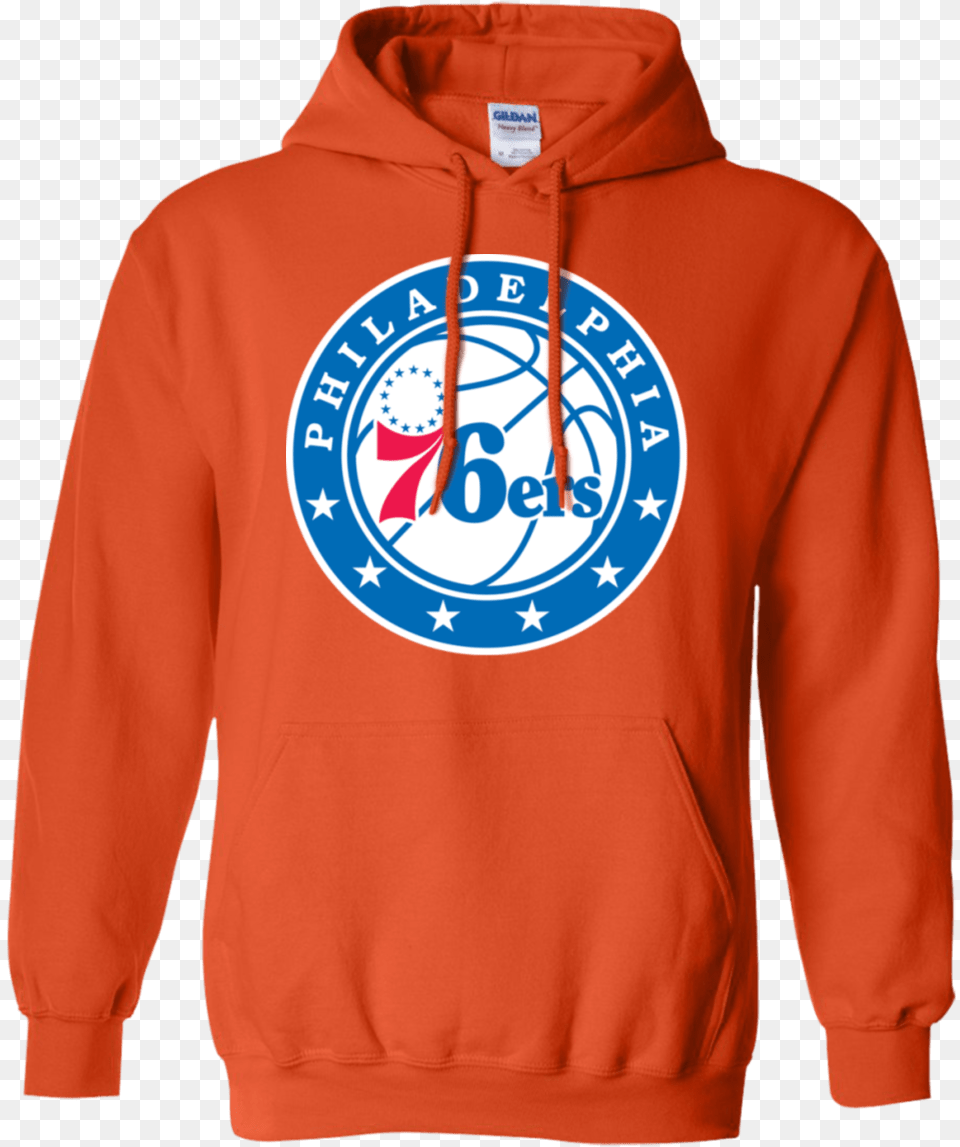 Philadelphia 76ers Pullover Hoodie Shirt, Clothing, Hood, Knitwear, Sweater Free Transparent Png