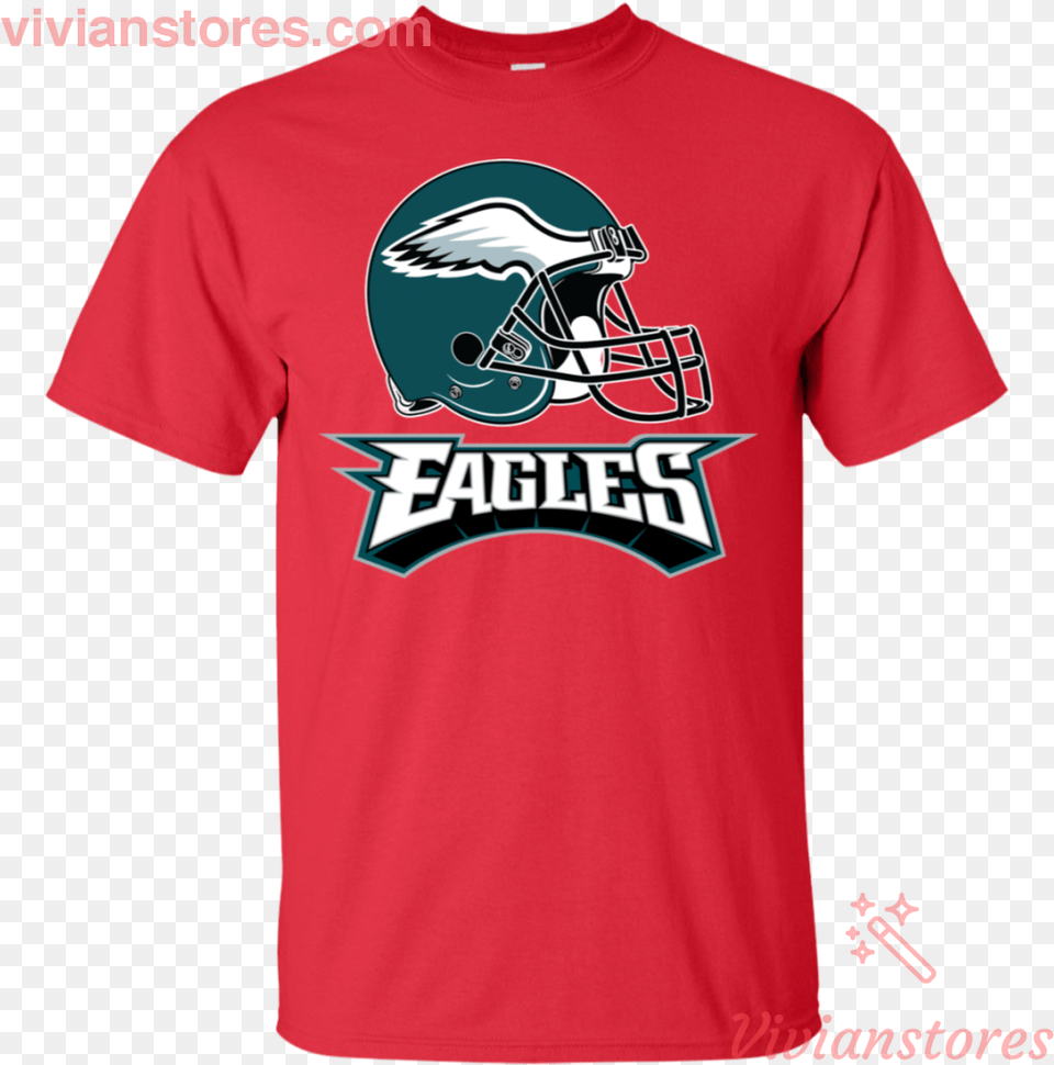 Philadelphia Eagles, Clothing, Shirt, T-shirt, Helmet Free Png Download