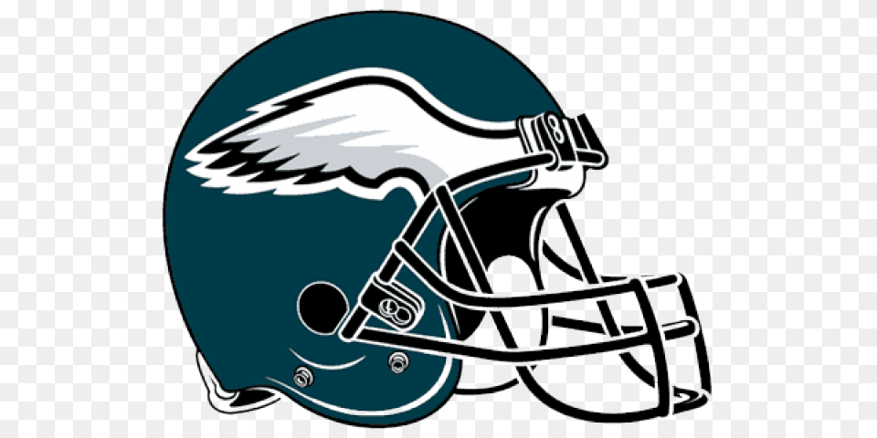 Philadelphia Eagles Clipart Nfl, Helmet, American Football, Football, Person Free Png Download