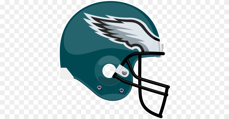 Philadelphia Eagles Helmet Logos, American Football, Football, Person, Playing American Football Free Transparent Png