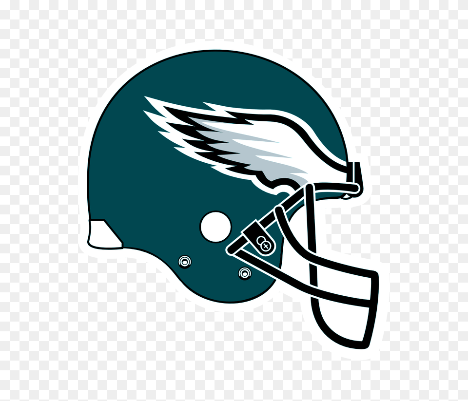 Philadelphia Eagles Arts, Helmet, American Football, Playing American Football, Person Png Image