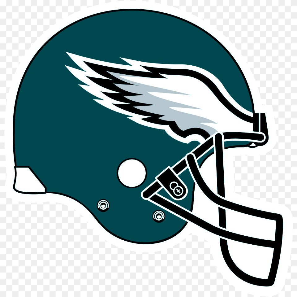 Philadelphia Eagles Logo Missouri Tigers Football Helmet, American Football, Person, Playing American Football, Sport Png Image