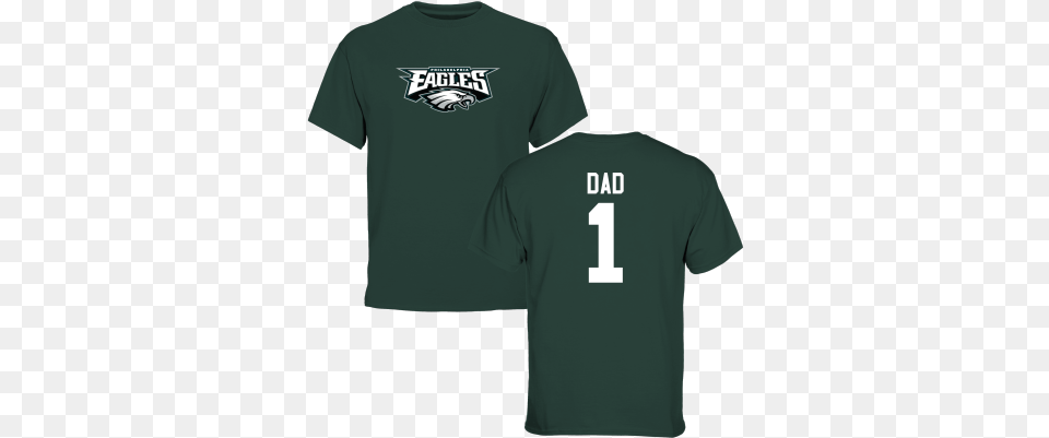 Philadelphia Eagles Number One Dad Shirt Number, Clothing, T-shirt Free Png Download