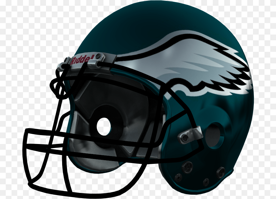 Philadelphia Eagles Philadelphia Eagles Football Helmet Falcons, Crash Helmet, American Football, Person, Playing American Football Free Png