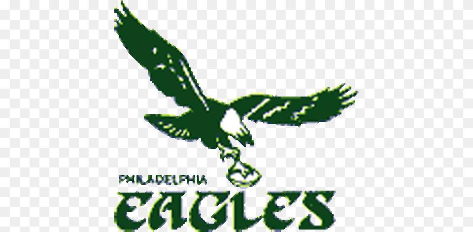 Philadelphia Eagles Retro Philadelphia Eagles Logo, Animal, Plant, Bird, Vulture Png