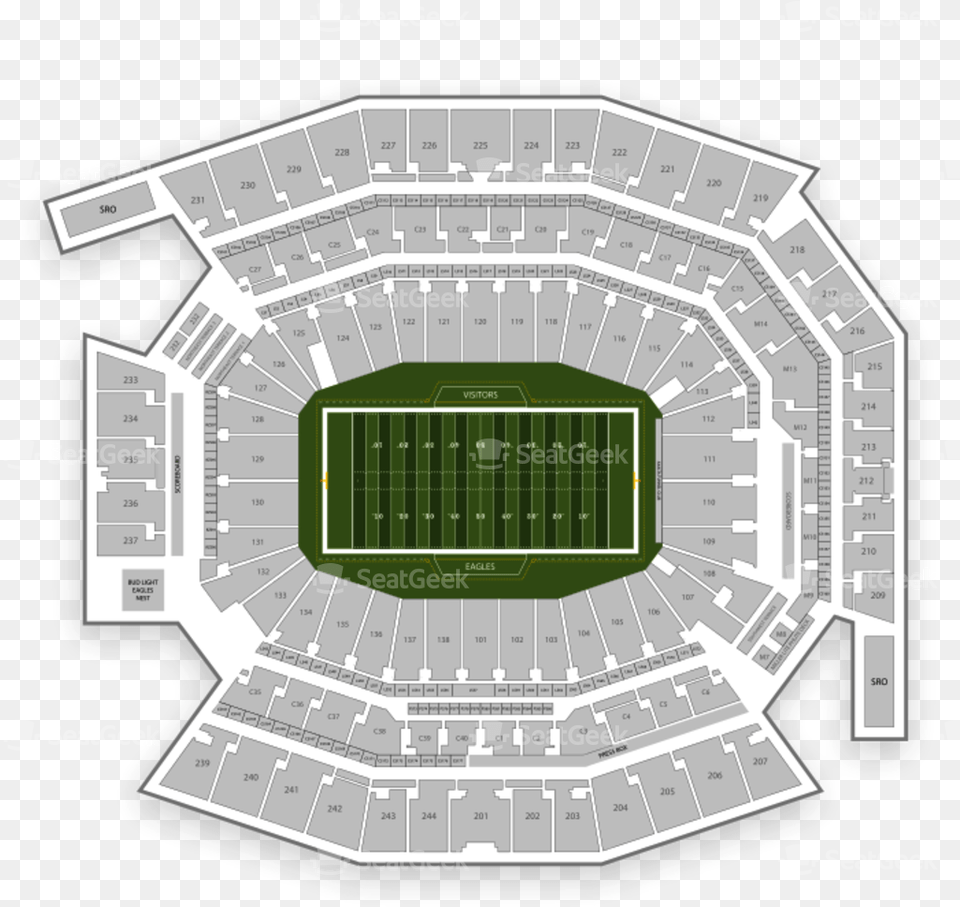Philadelphia Eagles Seating Chart Tiaa Bank Field Seating Chart, Cad Diagram, Diagram, Scoreboard, Architecture Png Image