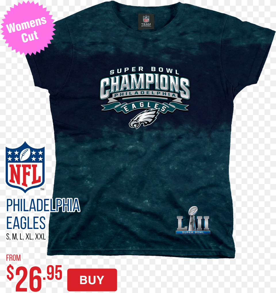 Philadelphia Eagles Super Bowl Womens Shirts Nfl, Clothing, Shirt, T-shirt Free Transparent Png