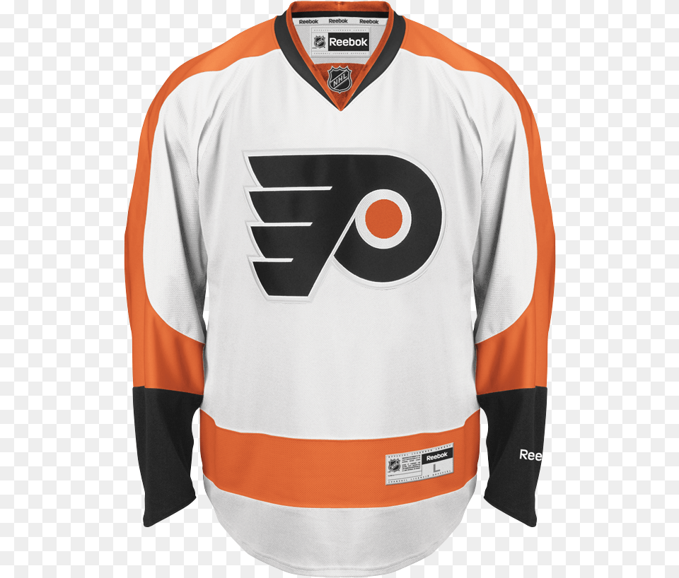 Philadelphia Flyers Blank Jersey, Clothing, Shirt, Adult, Male Free Png