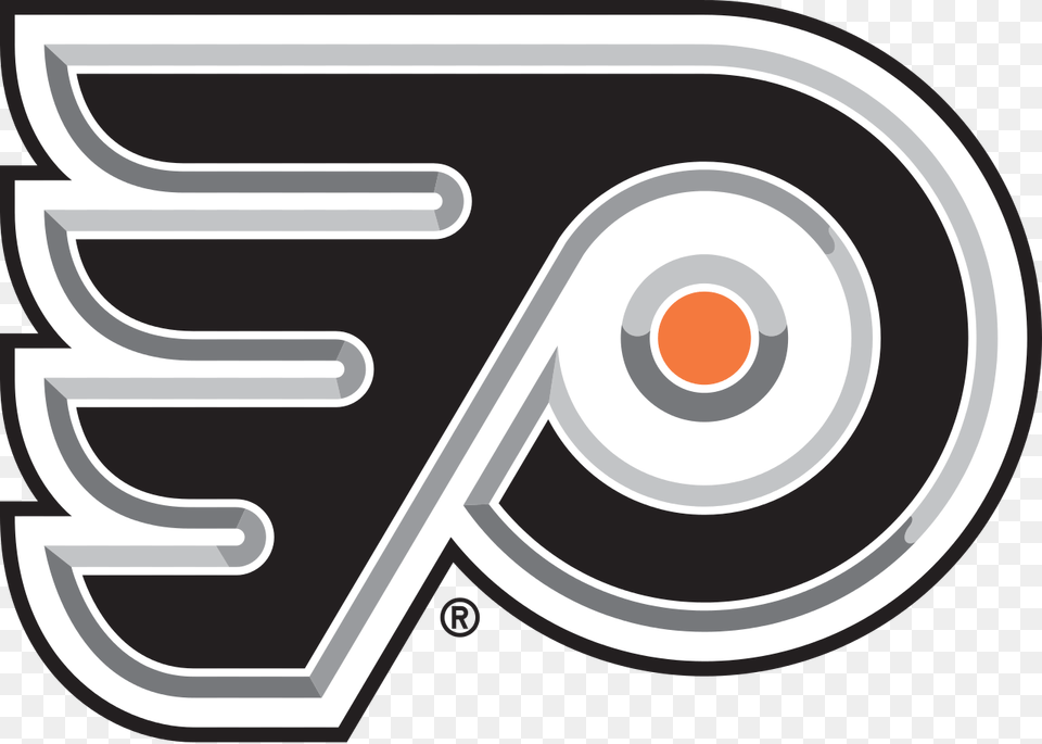 Philadelphia Flyers Old Logo, Sticker, Text, Disk Free Transparent Png