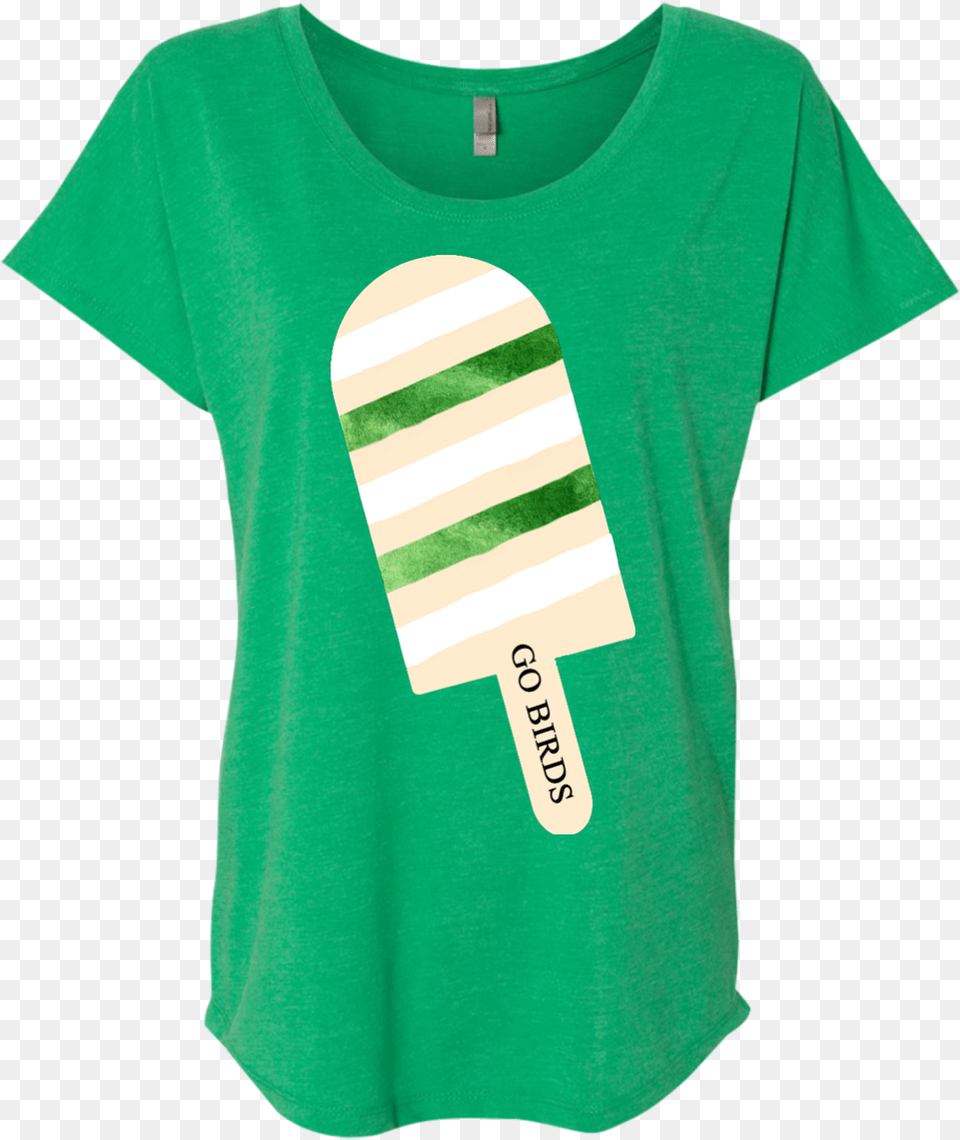 Philadelphia Football Popsicle Ladies Triblend Dolman Muggle In The Streets Wizard In The Sheets Next Level, Clothing, T-shirt Free Png Download